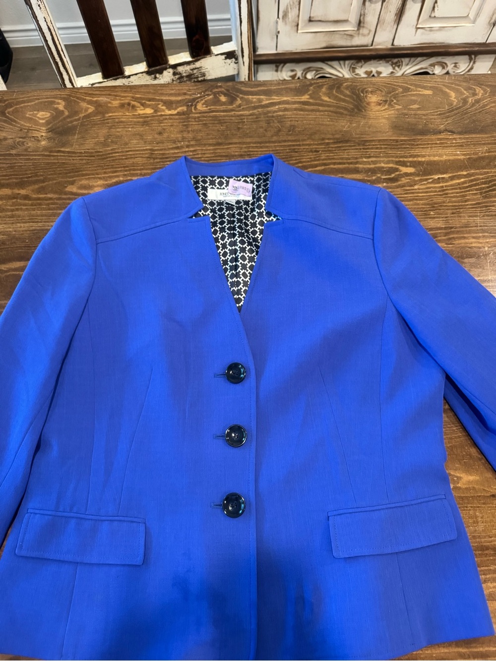 Jones New York Cobalt Blue Women's Blazer
